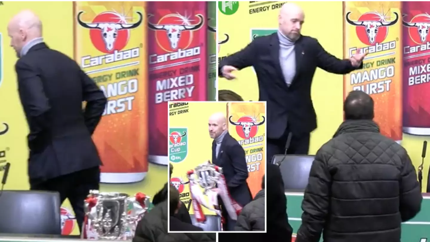 Erik ten Hag forgot to take the Carabao Cup trophy after ending Manchester United trophy drought, fans loved his telling comment