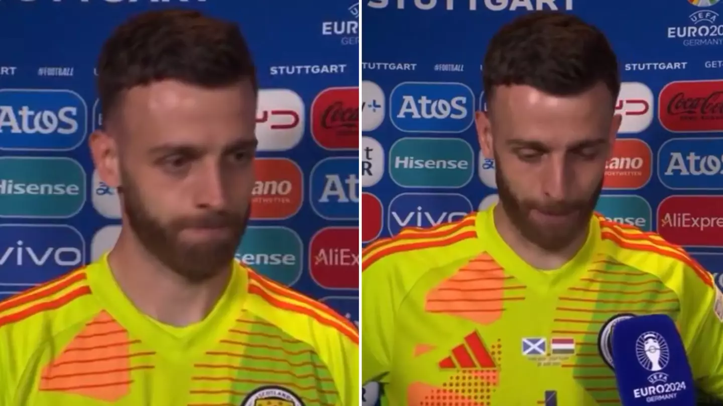 Fans couldn't believe what Scotland goalkeeper Angus Gunn said in his post-match interview after Hungary defeat