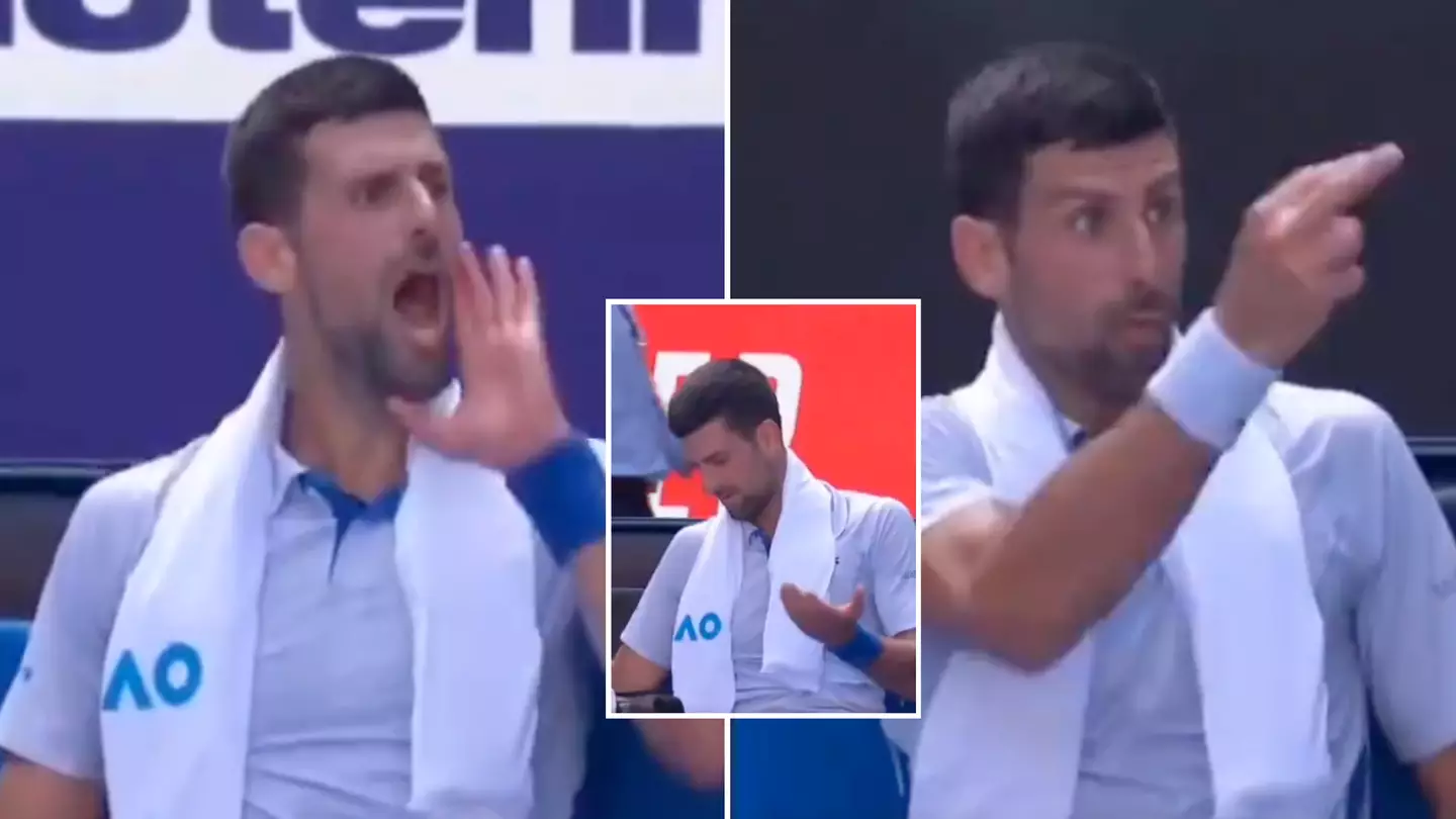 Novak Djokovic involved in furious moment at Australian Open as stunned commentator says 'you had one job'