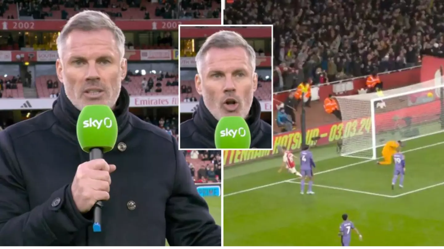 Jamie Carragher slams Arsenal captain for celebrations after win vs Liverpool