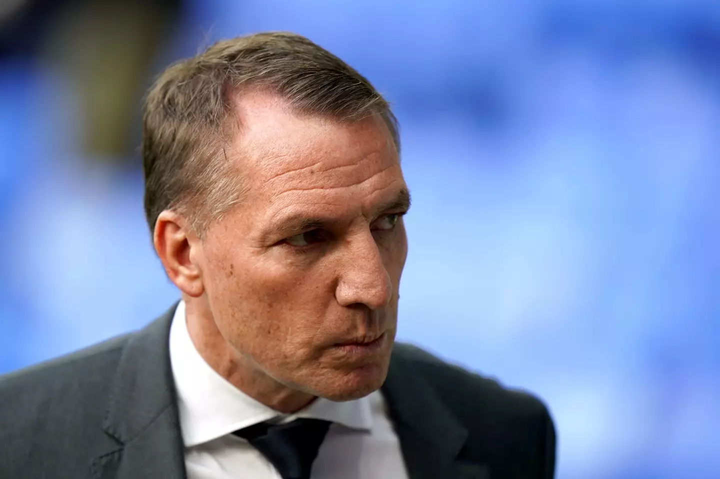 It was a dismal afternoon for Foxes manager Brendan Rodgers. (Image: Alamy)