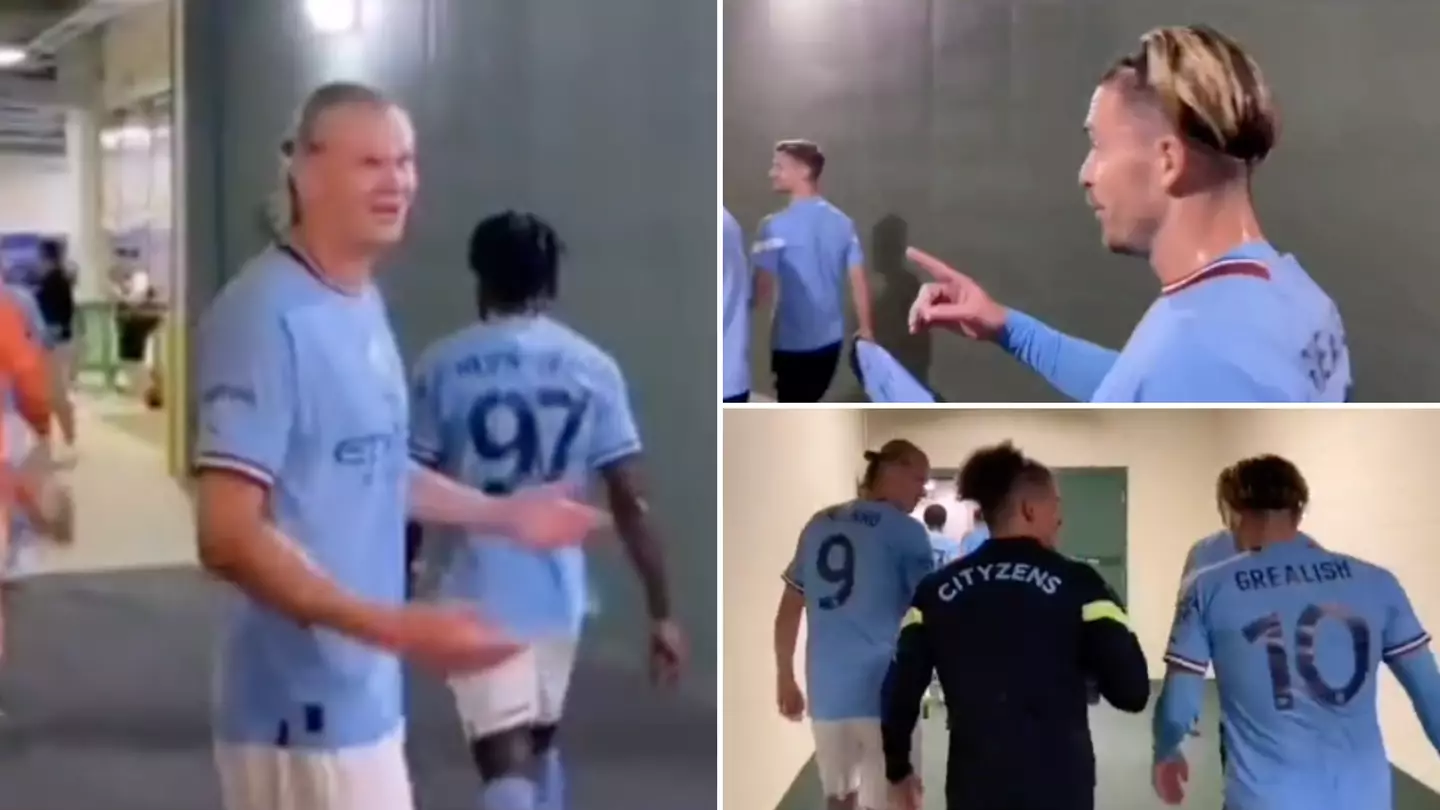 Erling Haaland And Jack Grealish Already Have A Bromance As Tunnel Footage From Bayern Win Emerges