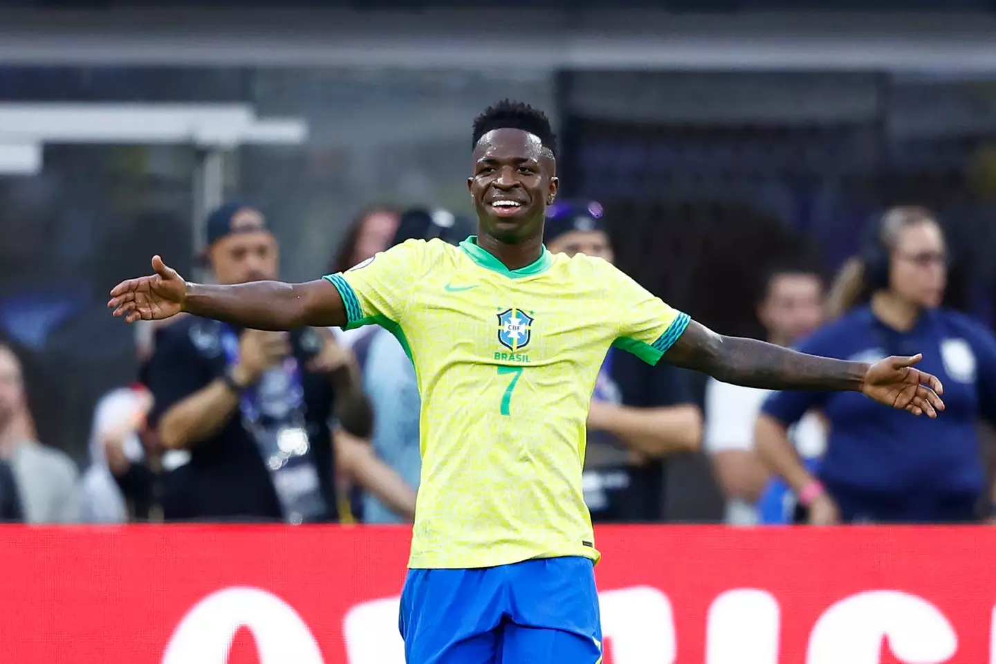 Vinicius Junior has been tipped to win the 2024 Ballon d'Or by Neymar. (