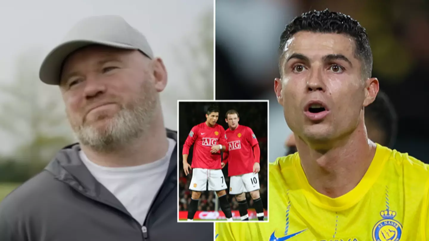 Wayne Rooney breaks 'forbidden' Cristiano Ronaldo rule during chat with Gary Neville