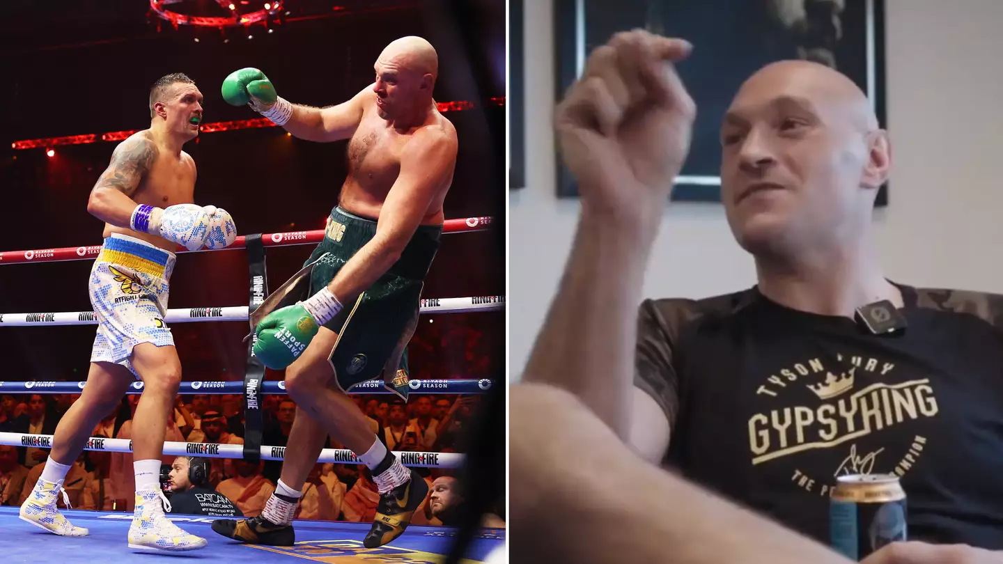 Tyson Fury dismantles Oleksandr Usyk's victory over him after 'watching the fight back lots' in extraordinary interview