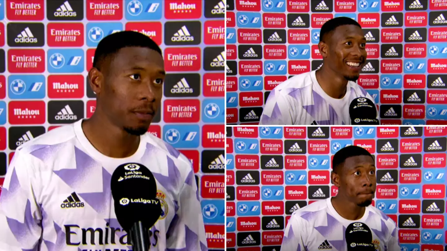 David Alaba’s hilarious response after being asked how he managed to pick out Vinicius Junior during Real Madrid win