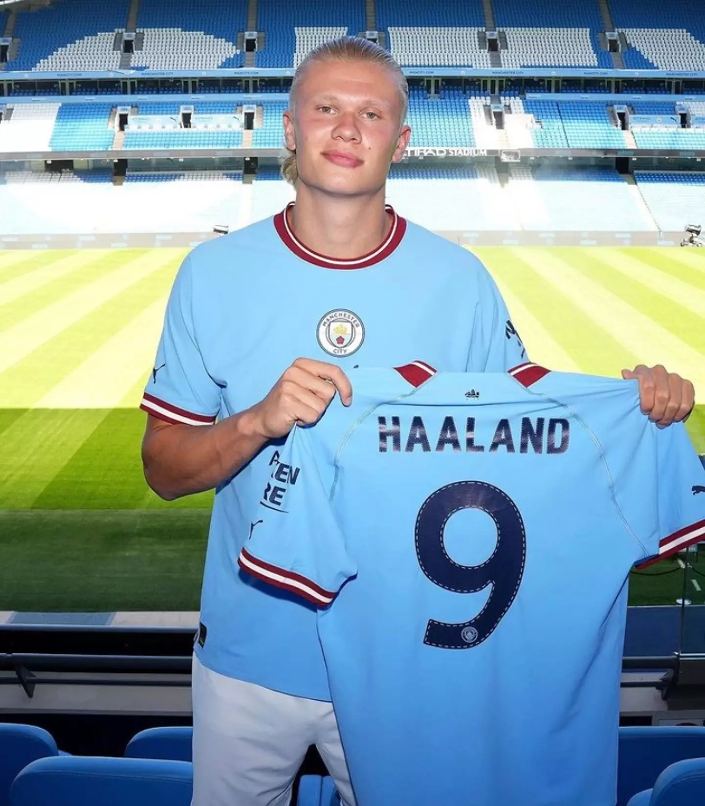 Keane believes City have the edge after signing Erling Haaland (Image: Instagram/Manchester City)