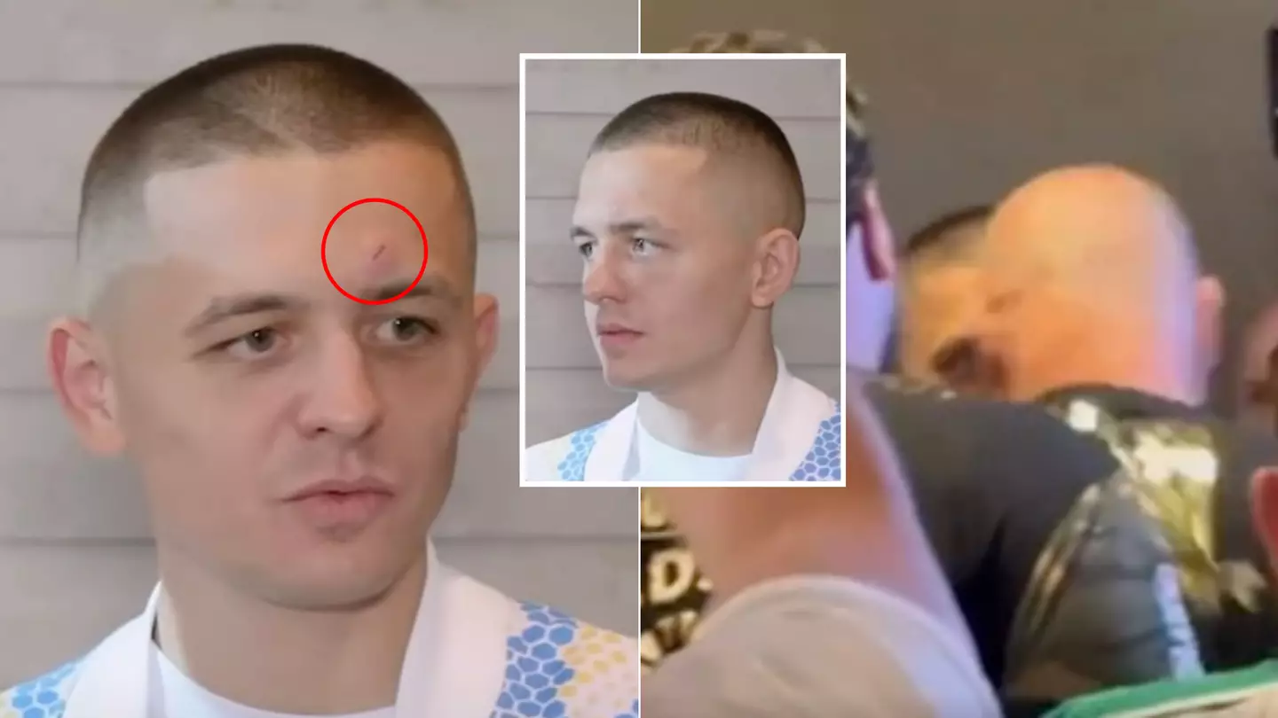 Oleksandr Usyk team member headbutted by John Fury breaks silence and explains what happened