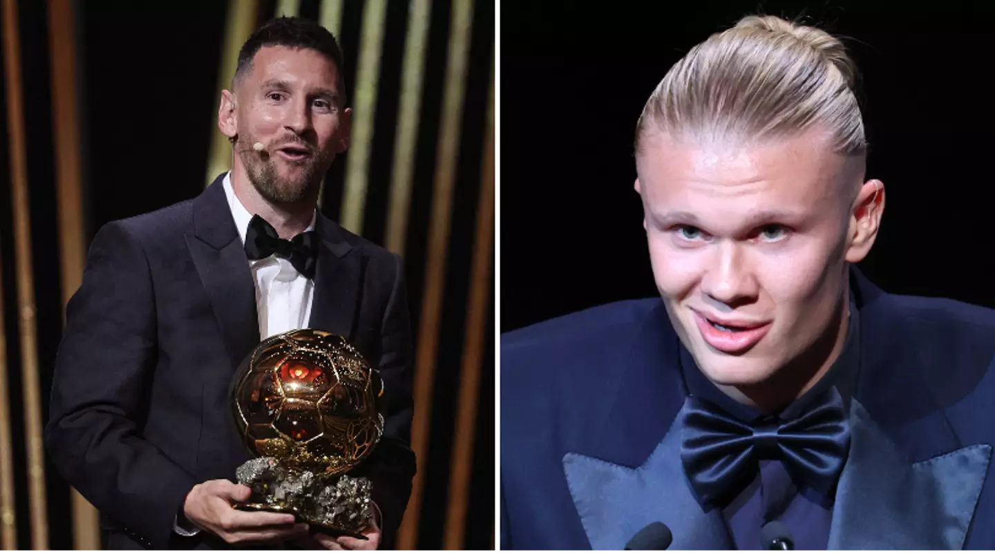 Erling Haaland breaks social media silence on Lionel Messi's Ballon d'Or win