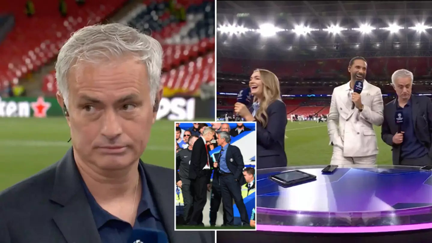 Jose Mourinho aims brutal dig at Arsene Wenger during Champions League final coverage, he hasn't changed