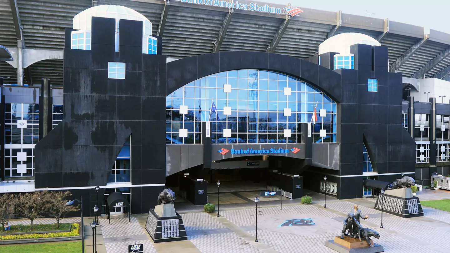 A Bank of America Stadium view in Charlotte, North Carolina. (Alamy)