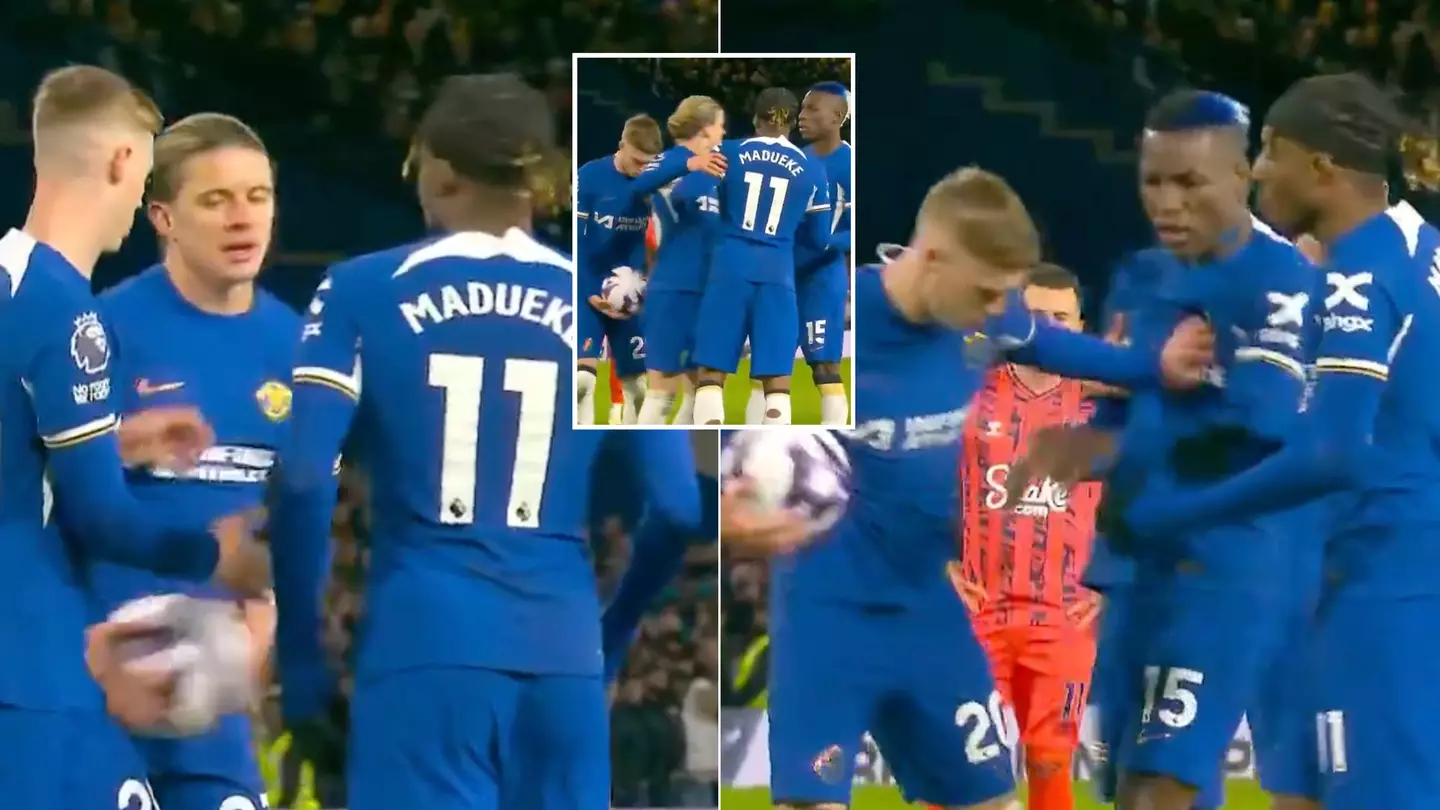Chelsea players involved in 'pathetic' penalty spat despite already being 4-0 ahead