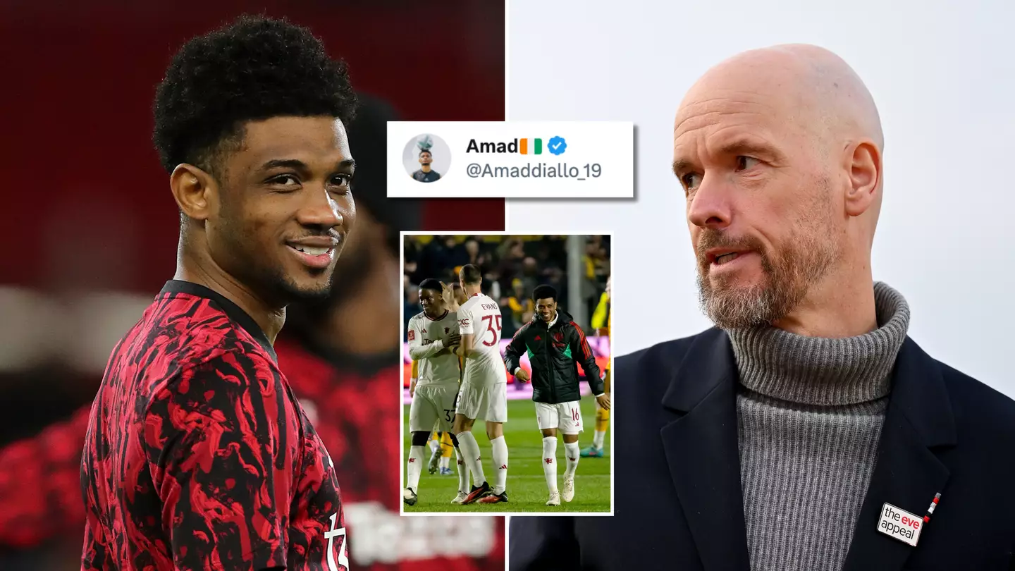 Amad Diallo risks Erik ten Hag's wrath after liking and then removing controversial Man Utd post