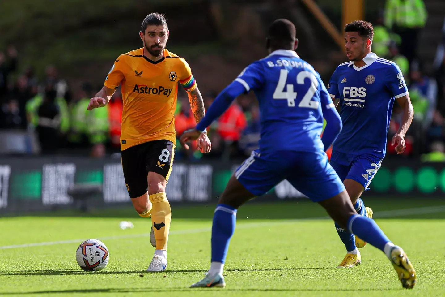 Neves in action for Wolves. Image: Alamy 