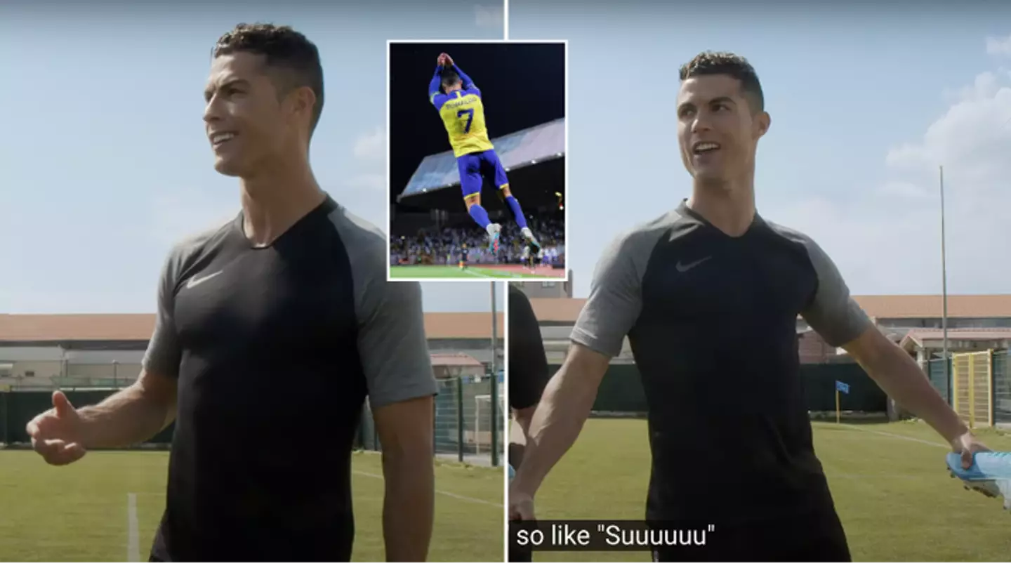 Cristiano Ronaldo has explained the origin of his iconic 'Siiuuu' celebration