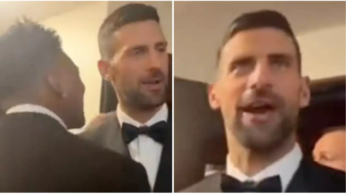Novak Djokovic tricks iShowSpeed into thinking he plays for AC Milan at Ballon d'Or ceremony