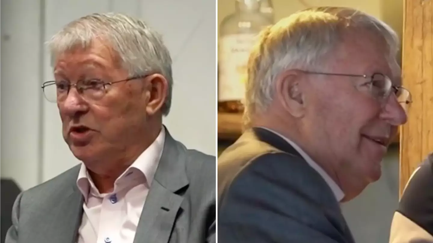 Sir Alex Ferguson gives cup finalists pep talk at Carrington, but it's not Manchester United