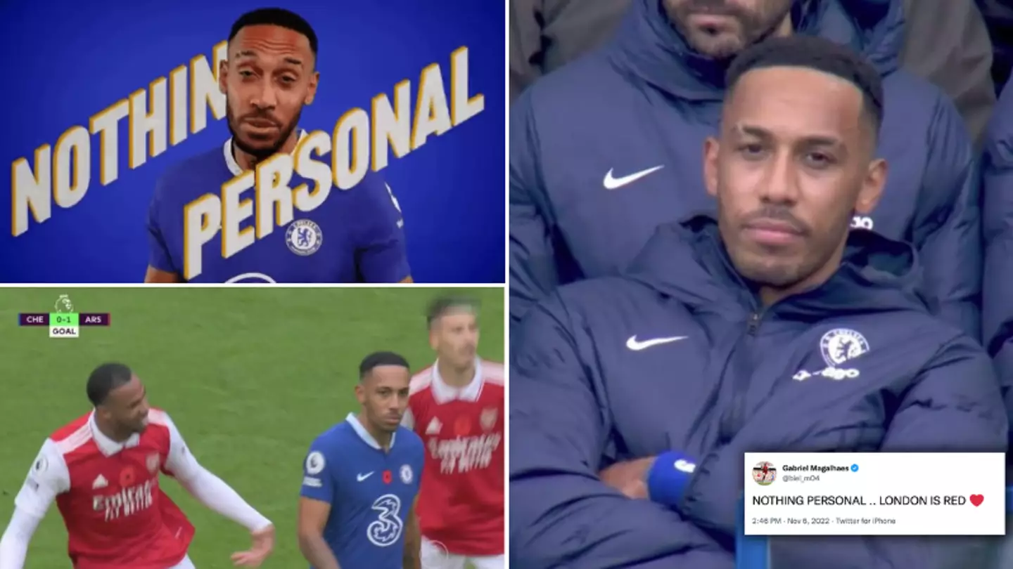 Chelsea striker Pierre-Emerick Aubameyang's day goes from bad to worse after Gabriel message
