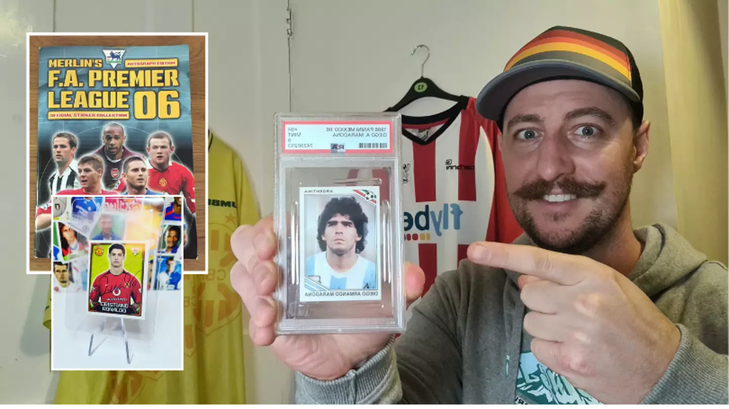 'I turned my love for retro football stickers into a full-time job and earn six figures doing it'