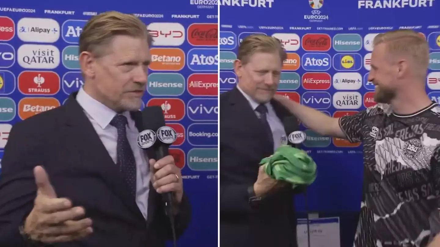 Peter and Kasper Schmeichel shared the most wholesome interview of Euro 2024