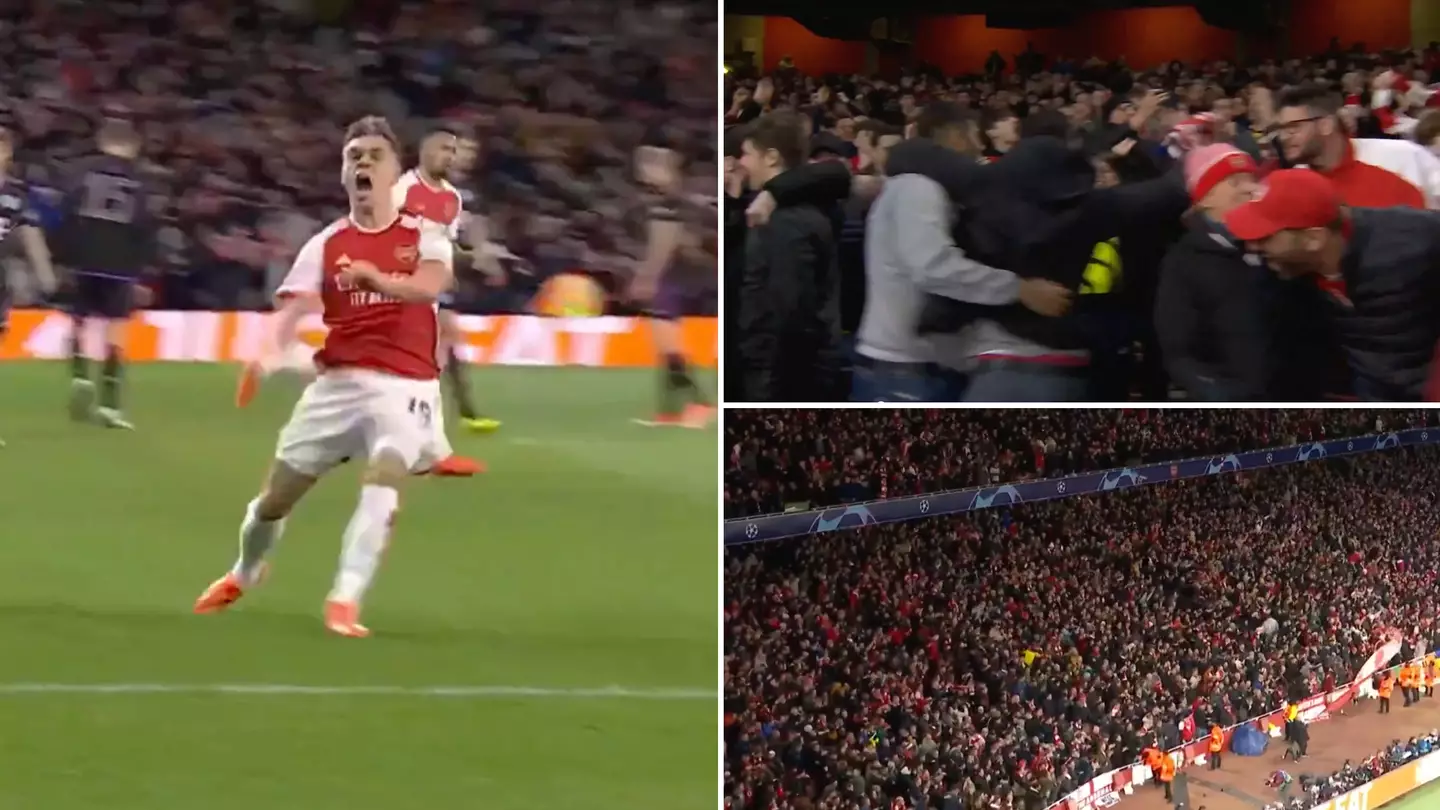 Arsenal fans rubbish Emirates myth with incredible limbs after goal vs Bayern Munich