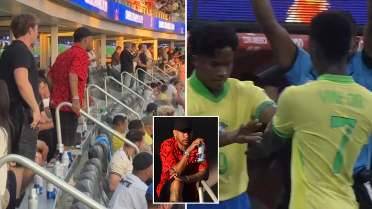 Footage of Neymar's reaction to Vini Jr substitution during dire Costa Rica draw sums up the current state of Brazil