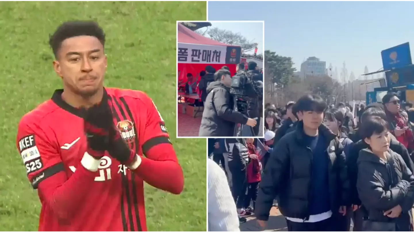 Jesse Lingard's home debut at FC Seoul sets new K League record as fans queue to buy his merchandise hours before kick-off