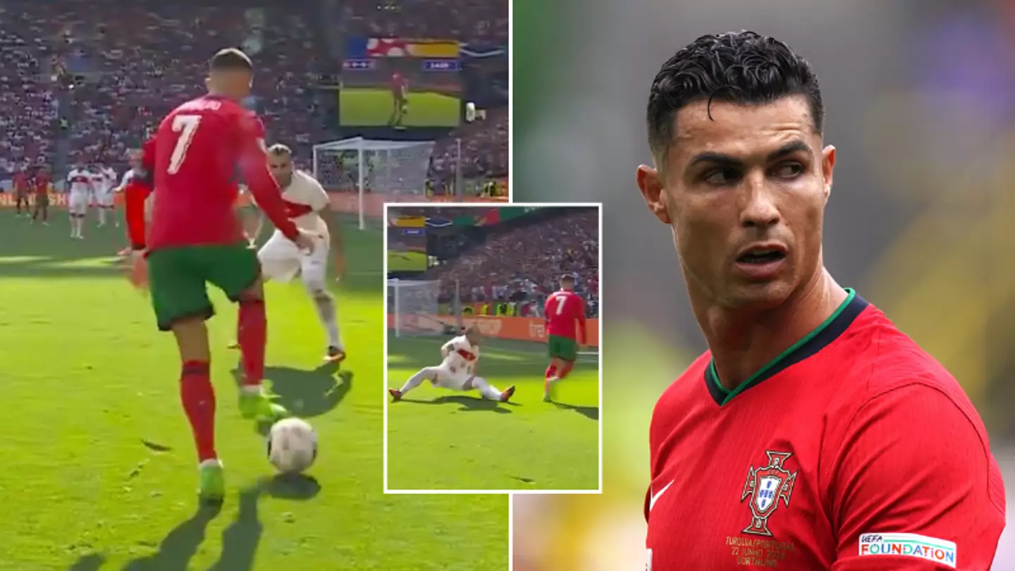 Cristiano Ronaldo is still dropping defenders for fun at the age of 39, he is timeless