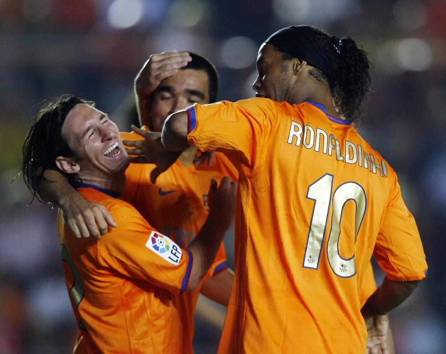 Deco and Ronaldinho were allegedly sold to "protect" Lionel Messi (Getty)