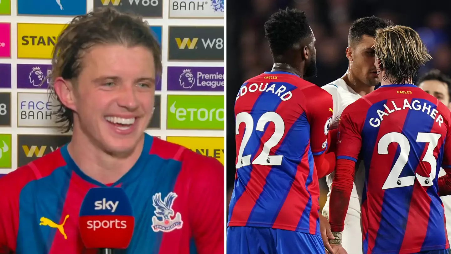 Conor Gallagher Hilariously Claims He 'Can't Feel His Legs' In Classy  Interview After Crystal Palace