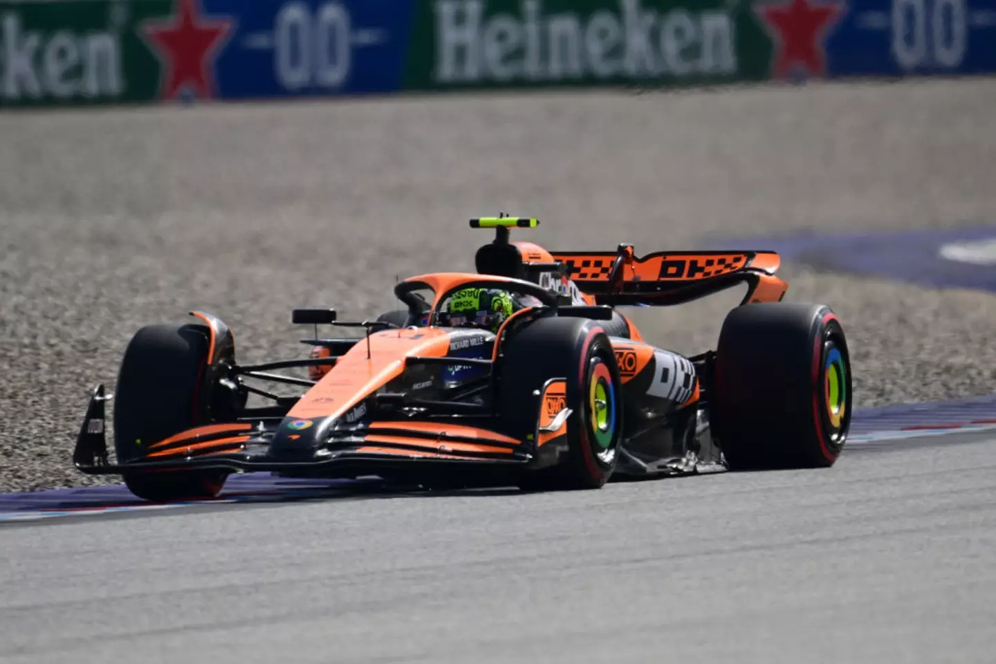 Lando Norris is currently 81 points Max Verstappen in the Driver's Championship. (Image: Getty)