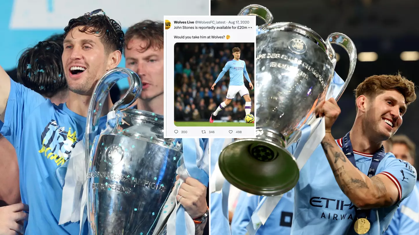 Wolves fans' comments about signing John Stones three years ago are going viral
