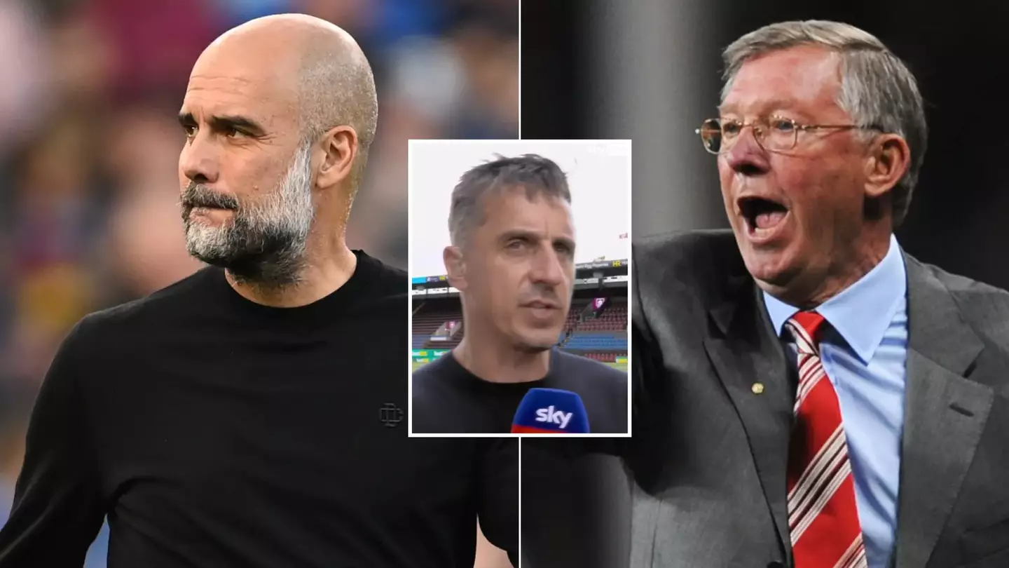 Gary Neville says Sir Alex Ferguson 'would never have done' what Pep Guardiola did against Burnley