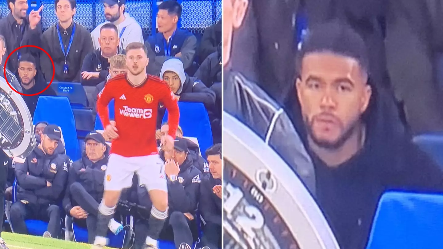 Eagle-eyed fans spotted Reece James' reaction to Mason Mount substitution