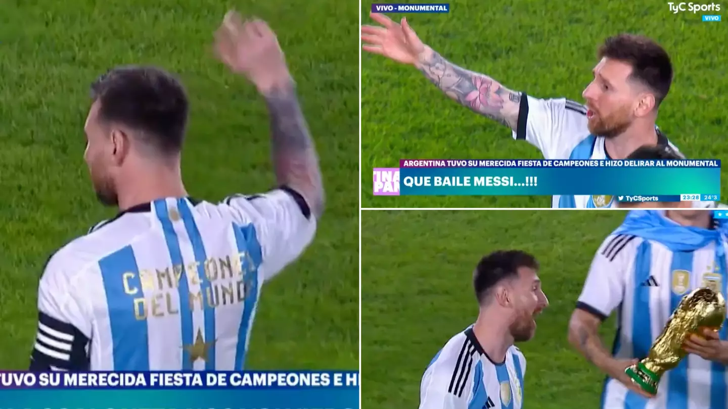 Lionel Messi had a priceless reaction to everyone wanting him to dance after Argentina beat Panama
