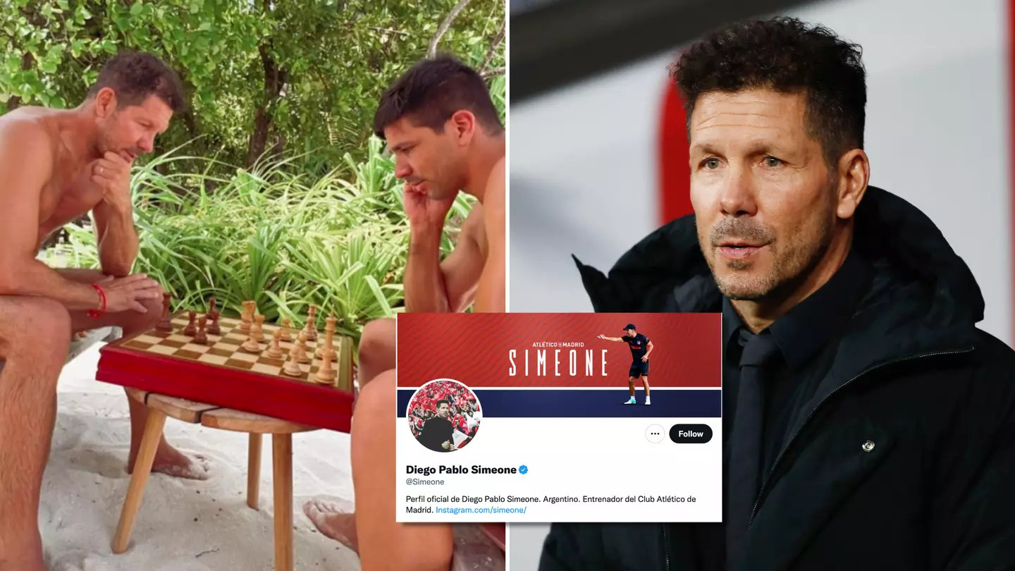 Diego Simeone Ruthlessly Trolled For Mistake In Deleted Chess Picture With Son