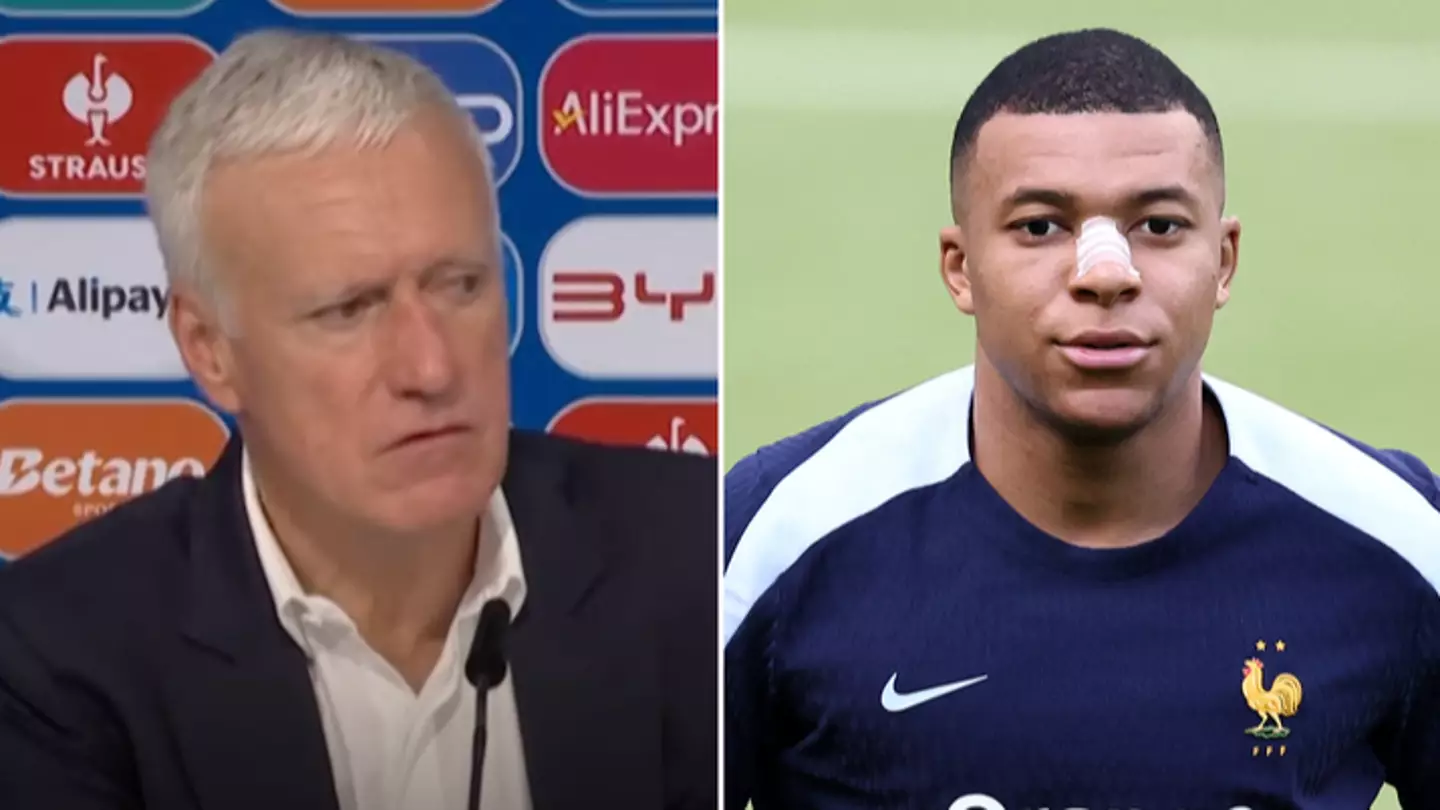 First image of Kylian Mbappe's new mask emerges as Didier Deschamps gives major injury update
