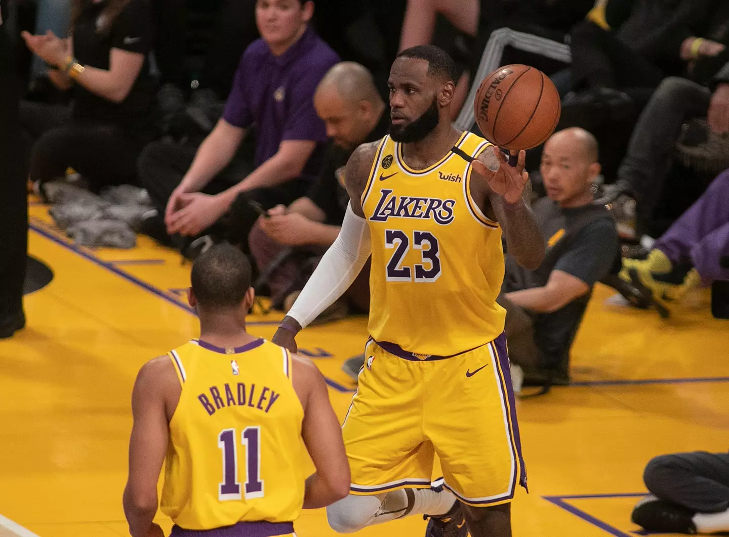Lakers star LeBron James. (Image