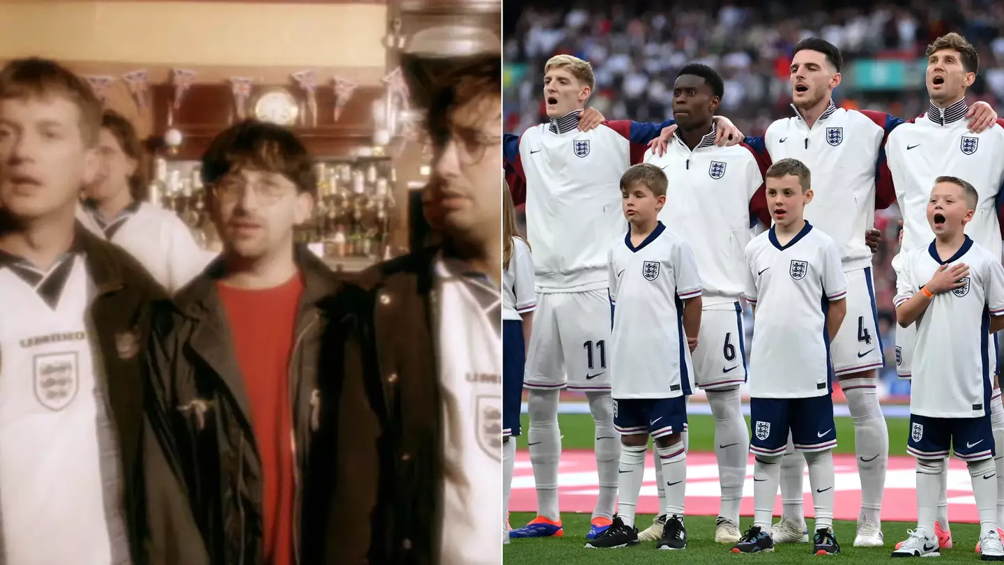 England fans are only just realising they've been signing the wrong 'Three Lions' lyrics for years
