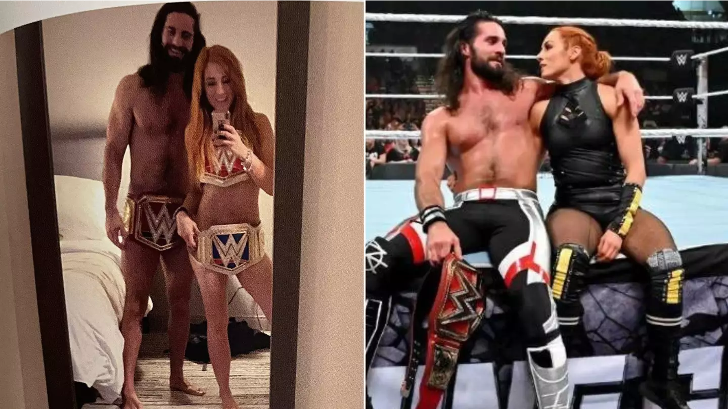 Becky Lynch explains risque WWE title picture with Seth Rollins which sent the internet crazy