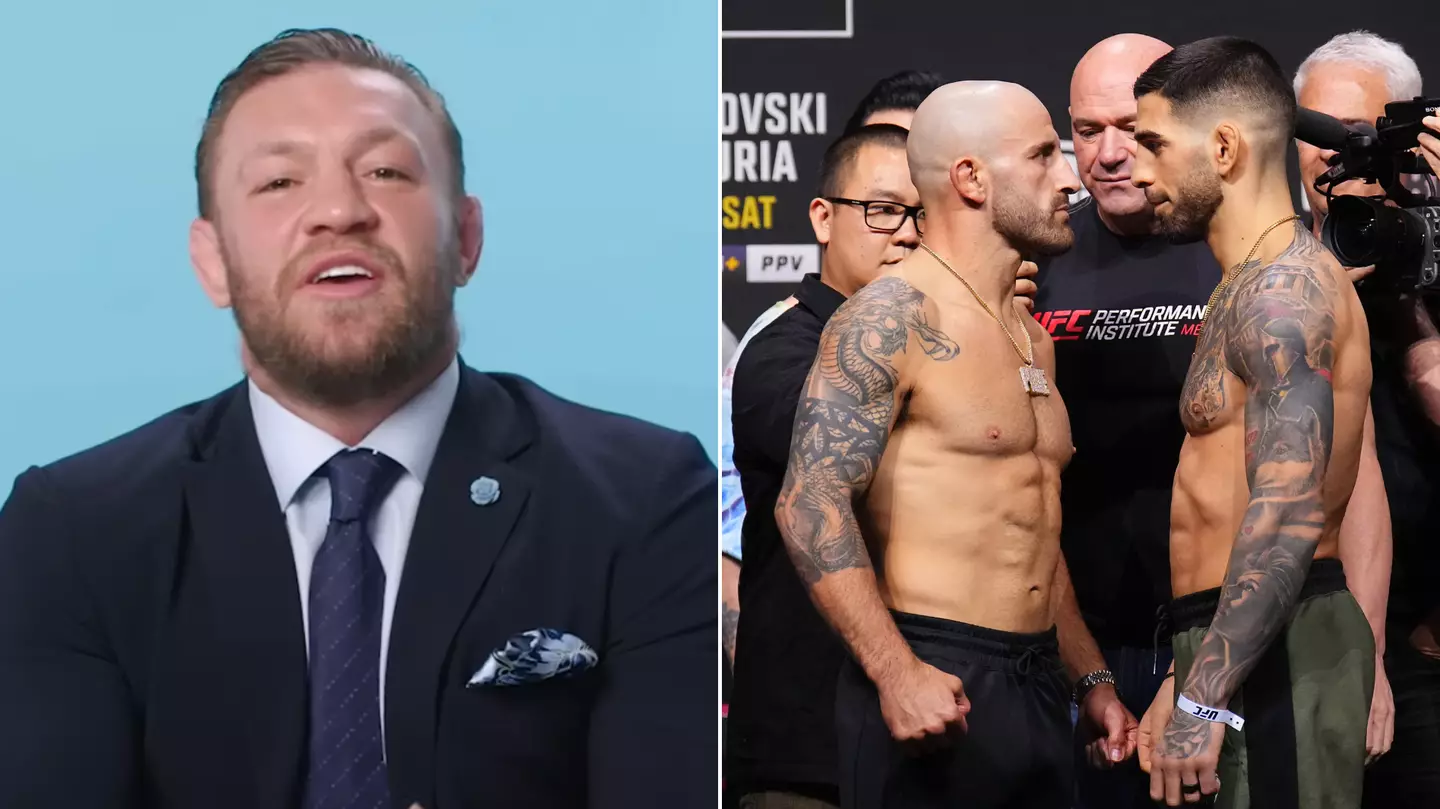 Conor McGregor predicts exactly how Alexander Volkanovski vs Ilia Topuria will go down at UFC 298