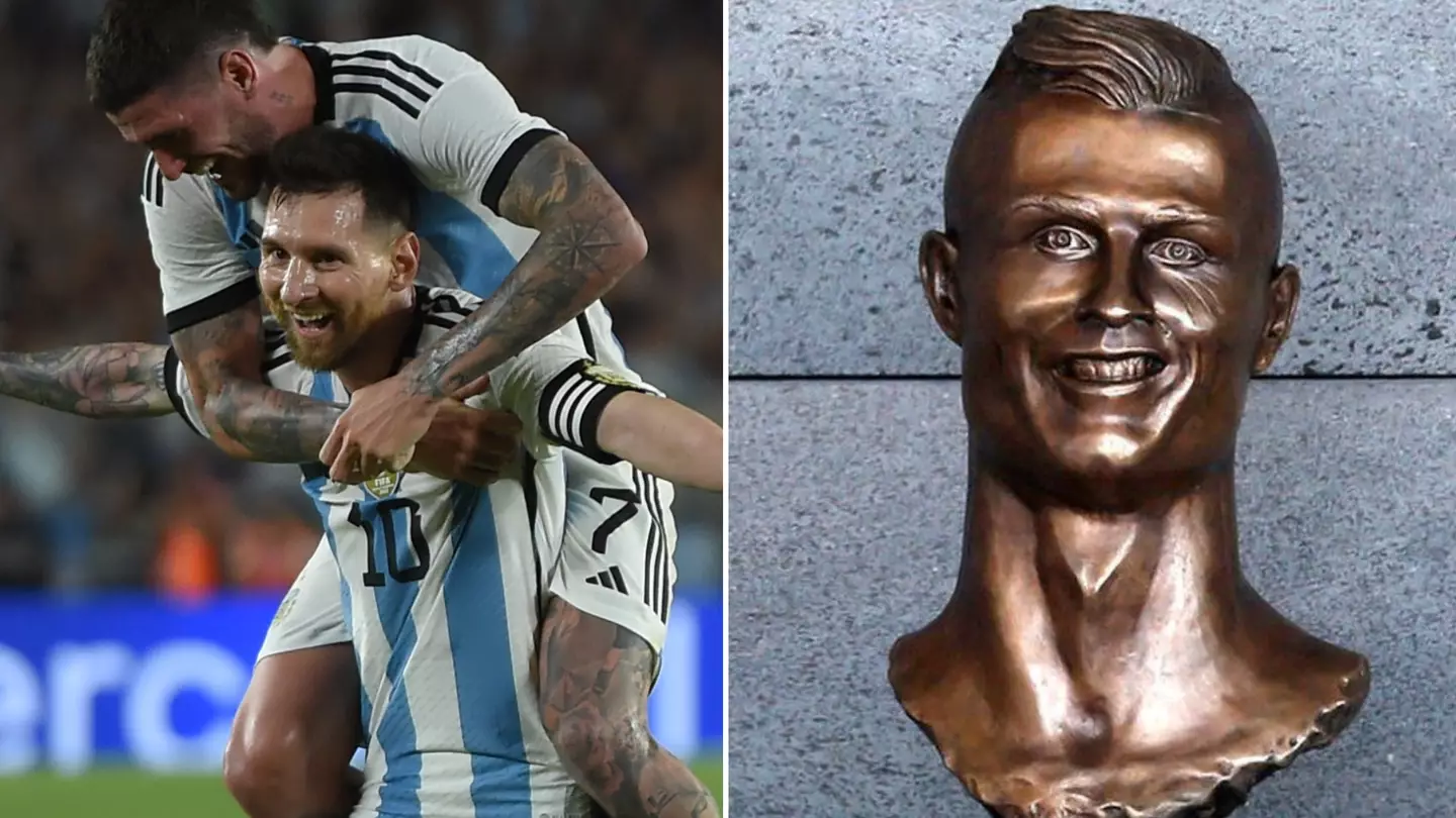 Lionel Messi has had a new sculpture built and fans think he's won statue battle with Cristiano Ronaldo