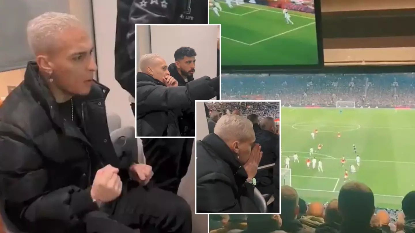 Antony posts 'celebration comp' of himself watching Man United vs. Leeds, fans brutally react