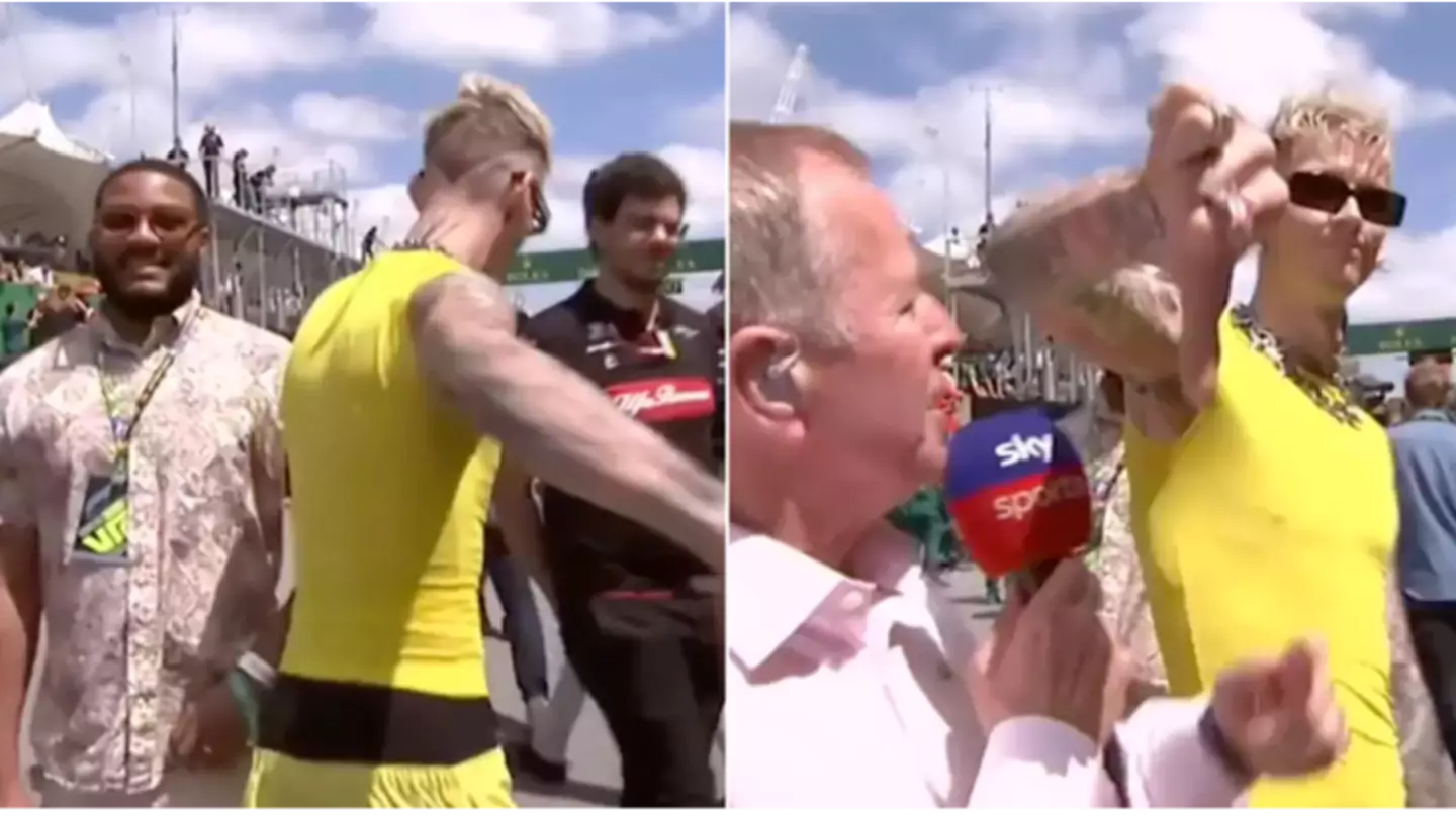 Machine Gun Kelly walks out of Sky F1 interview after awkward Martin Brundle moment