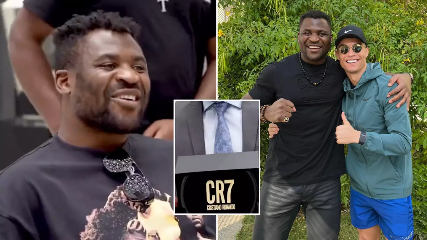 Cristiano Ronaldo sends Francis Ngannou 'amazing' gift ahead of Tyson Fury fight after helping to set up event