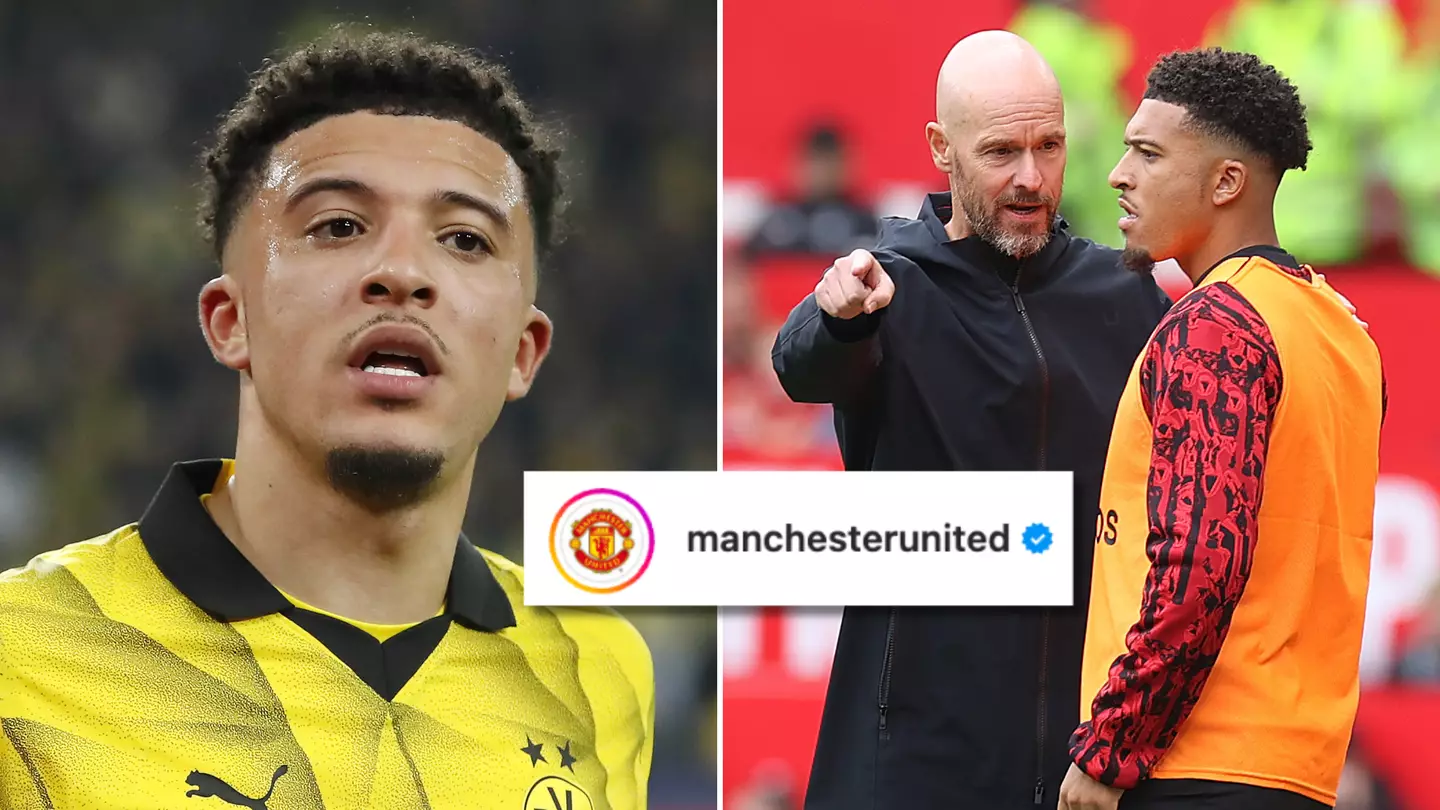Only one Man Utd player liked the club's birthday message to Jadon Sancho on Instagram