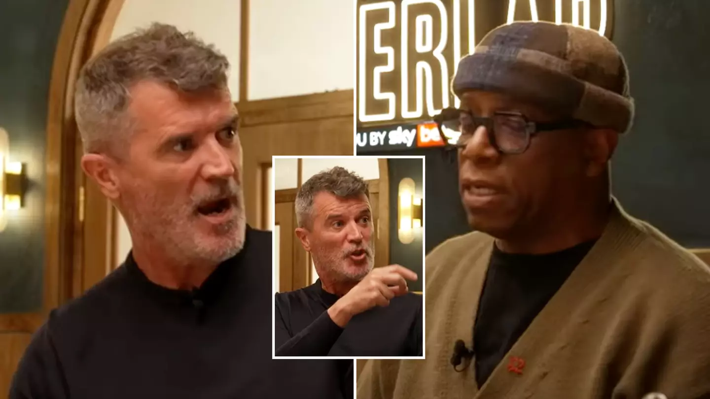Roy Keane explodes on Ian Wright in fiery clash as Man Utd legend says 'don't get all excited'