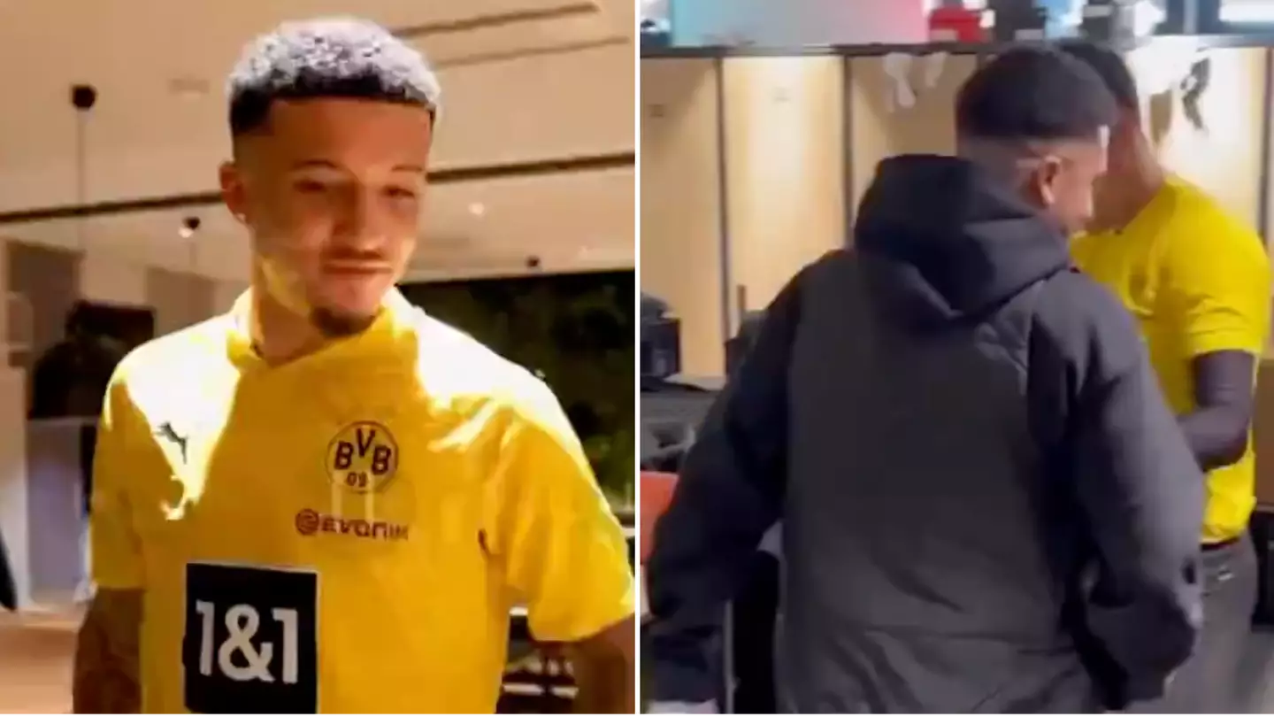 Man Utd fans furious after spotting the first thing Jadon Sancho did at Borussia Dortmund's training complex