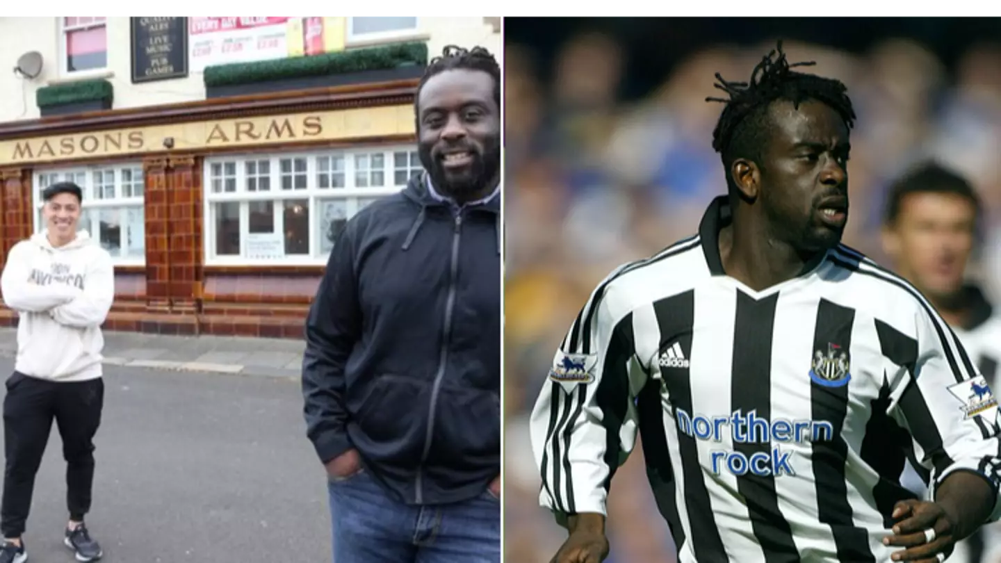 Former Newcastle United star unrecognisable from his playing days after swapping football for pulling pints