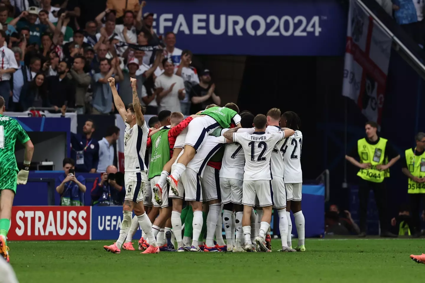 England came from behind to beat Slovakia in the last-16 of Euro 2024. Image: Getty